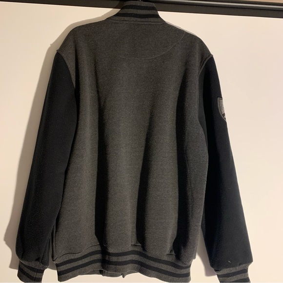 MOST OFFICIAL SEVEN MO7 Varsity Champions Jacket in Black & Gray - Picture 2 of 6